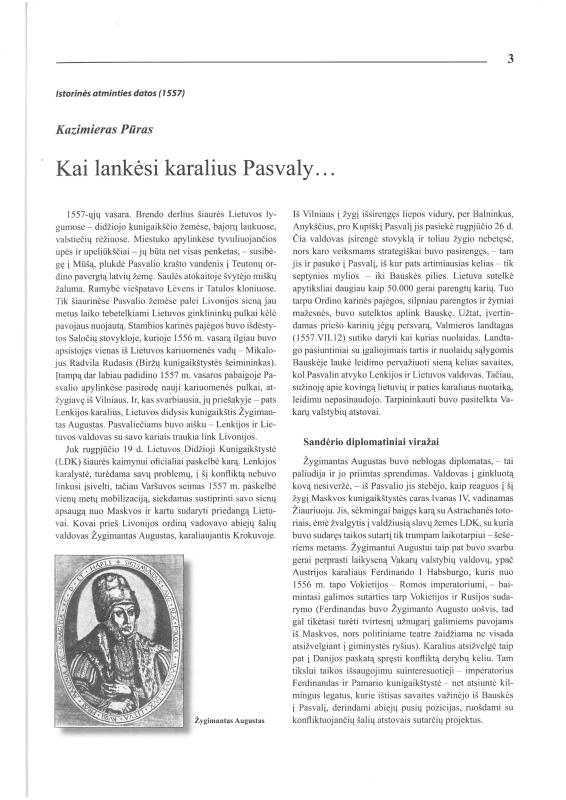 Šiaurietiški atsivėrimai : Pasvalio krašto istorijos ir kultūros žurnalas 2007, nr. 1 (22)