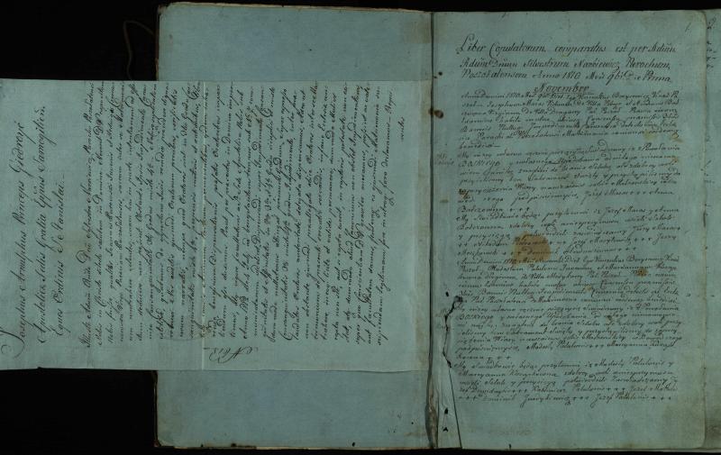 Pušaloto Romos katalikų parapijos bažnyčios 1810–1819 metų jungtuvių metrikų knyga