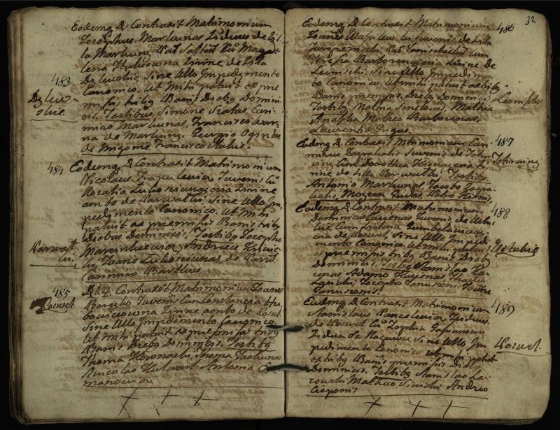 Pasvalio Romos katalikų parapijos bažnyčios 1776–1793 metų jungtuvių metrikų knyga