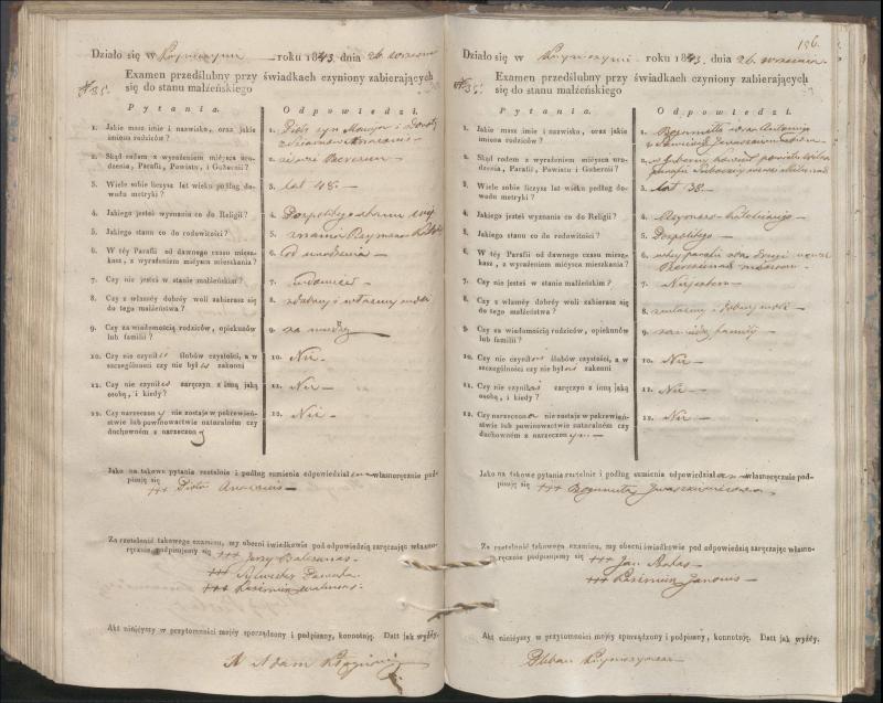 Krinčino Romos katalikų parapijos bažnyčios 1840–1844 metų priešjungtuvinės apklausos knyga