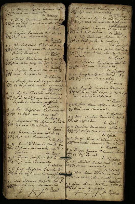 Pasvalio Romos katalikų parapijos bažnyčios 1744–1776 metų mirties metrikų knyga