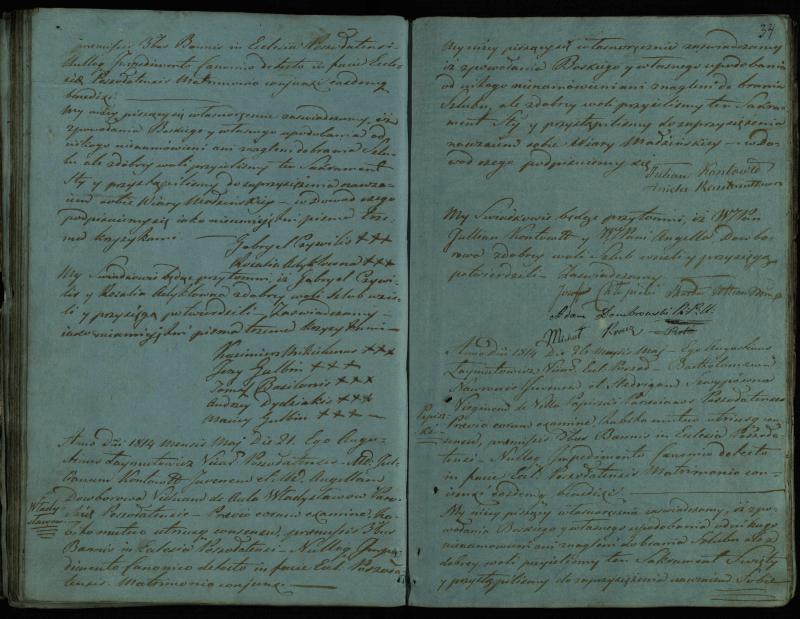 Pušaloto Romos katalikų parapijos bažnyčios 1810–1819 metų jungtuvių metrikų knyga