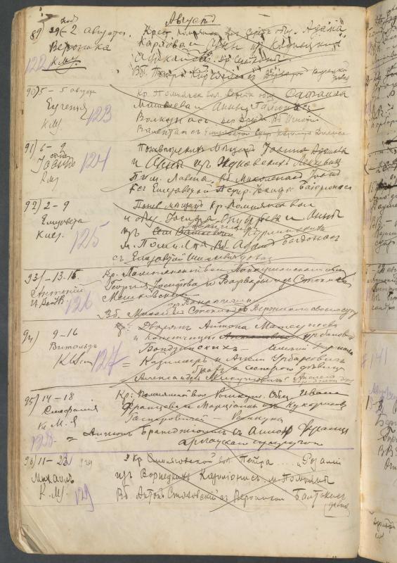 Pumpėnų Romos katalikų parapijos bažnyčios 1906–1917 metų krikšto metrikų juodraštis