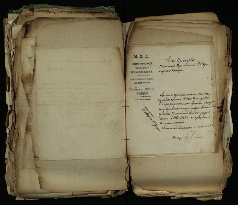 Pušaloto Romos katalikų parapijos bažnyčios 1884–1900 metų gaunamų raštų knyga