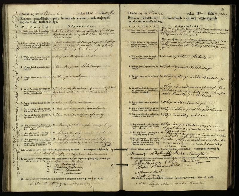 Pasvalio Romos katalikų parapijos bažnyčios 1849–1859 metų priešjungtuvinės apklausos knyga