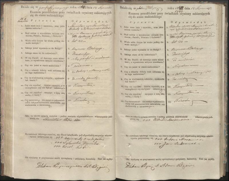 Krinčino Romos katalikų parapijos bažnyčios 1840–1844 metų priešjungtuvinės apklausos knyga