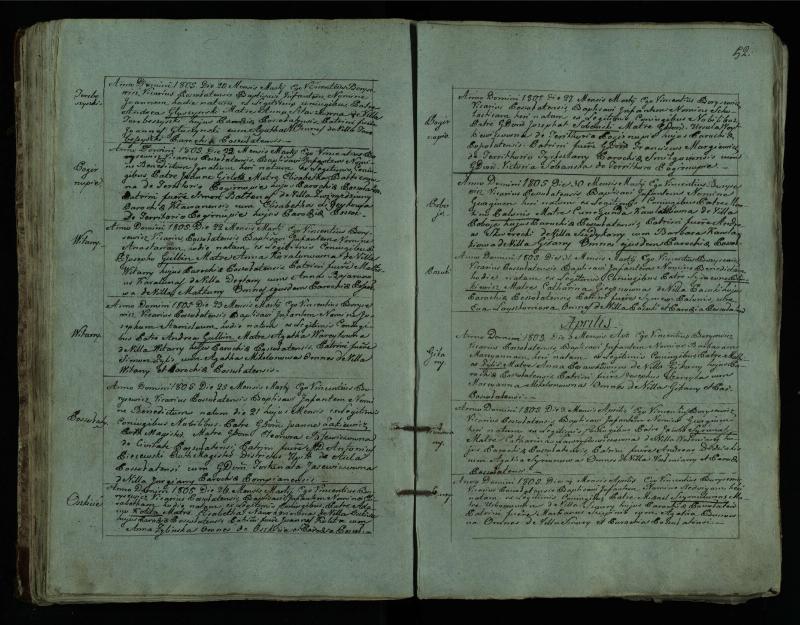 Pušaloto Romos katalikų parapijos bažnyčios 1802–1814 metų krikšto metrikų knyga
