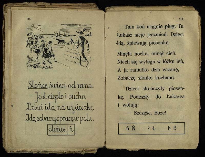 U NAS : Elementarz dla wsi metoda wyrazowa