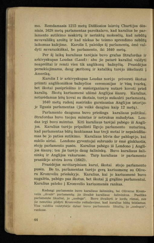 Naujųjų amžių istorija: vadovėlis vidurinėms mokykloms / K. Kliuksinas. – Kaunas: Sakalas, 1936. – 160 p.