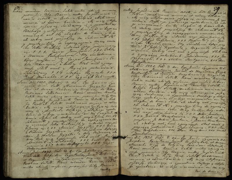 Saločių Romos katalikų parapijos bažnyčios 1819–1827 metų priešjungtuvinės apklausos knyga