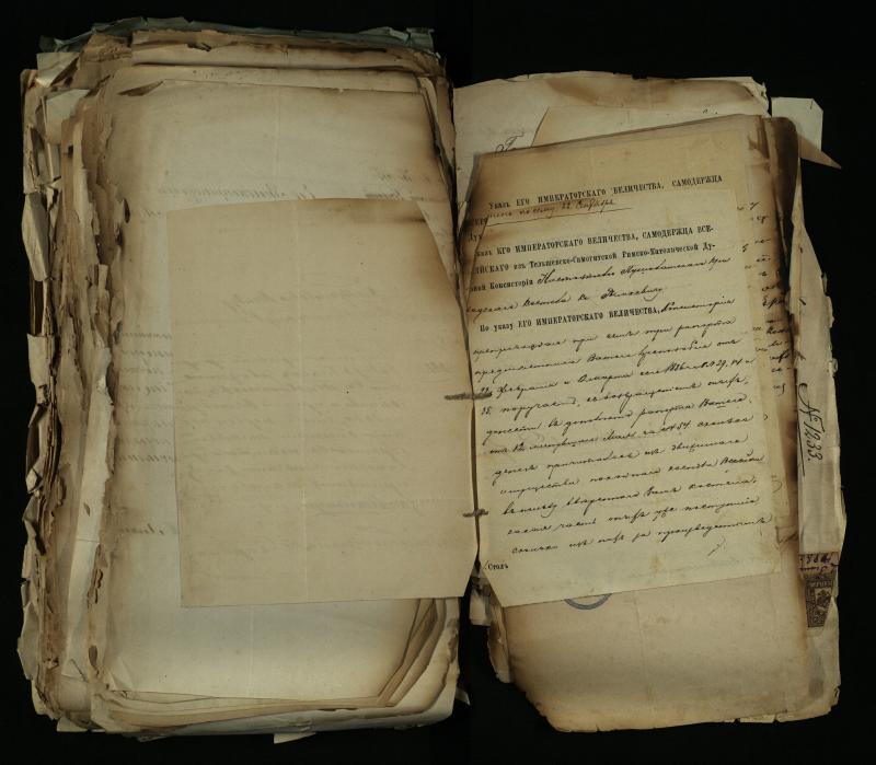 Pušaloto Romos katalikų parapijos bažnyčios 1884–1900 metų gaunamų raštų knyga