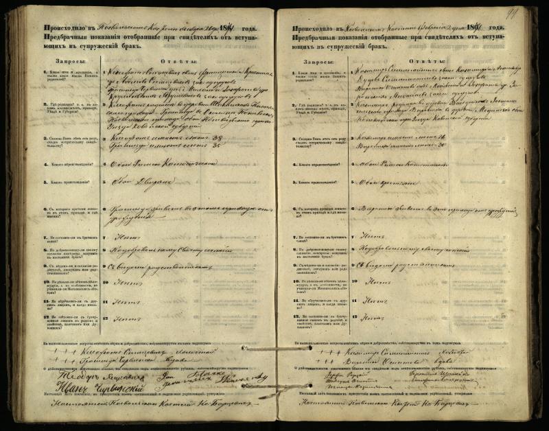 Pasvalio Romos katalikų parapijos bažnyčios 1866–1876 metų priešjungtuvinės apklausos knyga