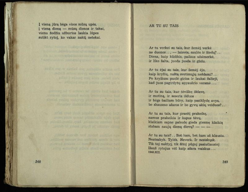 Per pasaulį keliauja žmogus : rinktinė poezija