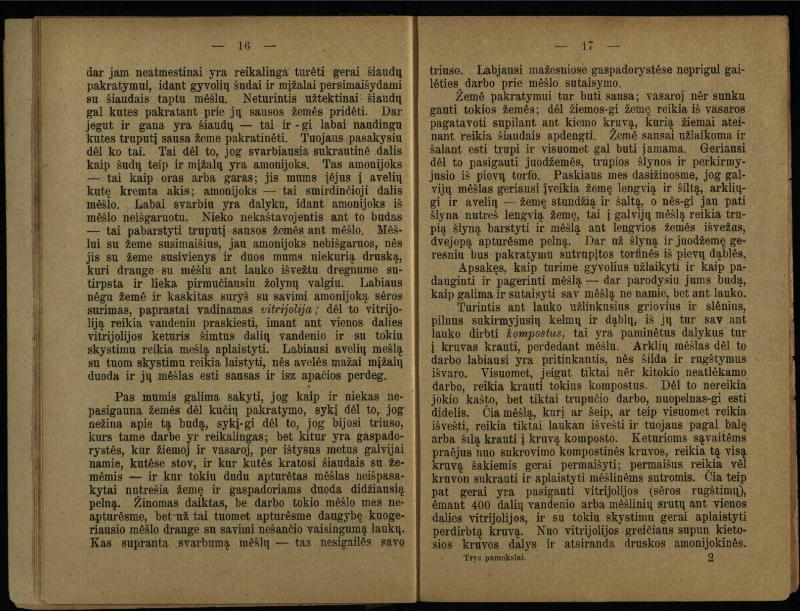 Trys pamokslai apie gaspadorystę dėl gaspadorių sodiečių / parašyta P. N. [Petro Vileišio]