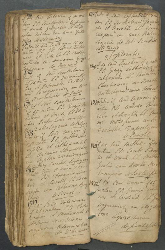 Pasvalio Romos katalikų parapijos bažnyčios 1749–1772 metų krikšto metrikų knyga