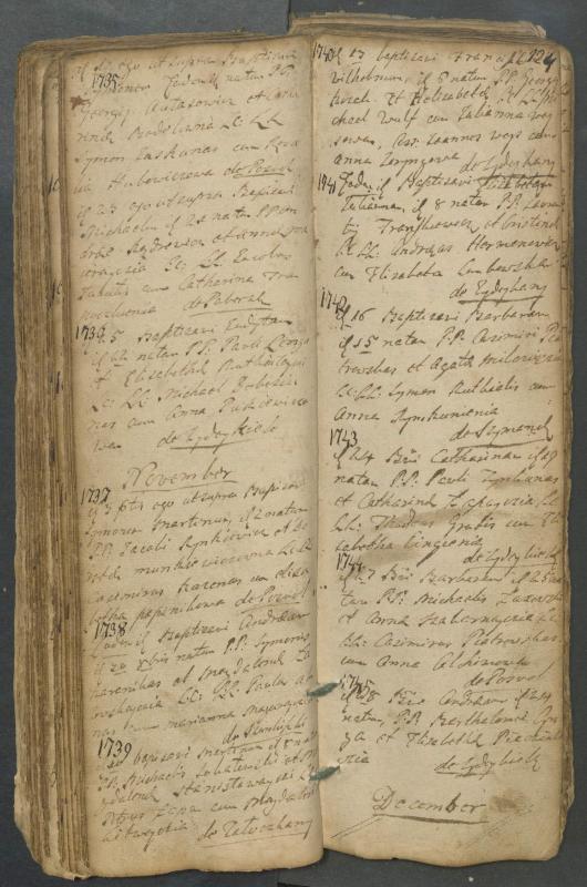 Pasvalio Romos katalikų parapijos bažnyčios 1749–1772 metų krikšto metrikų knyga