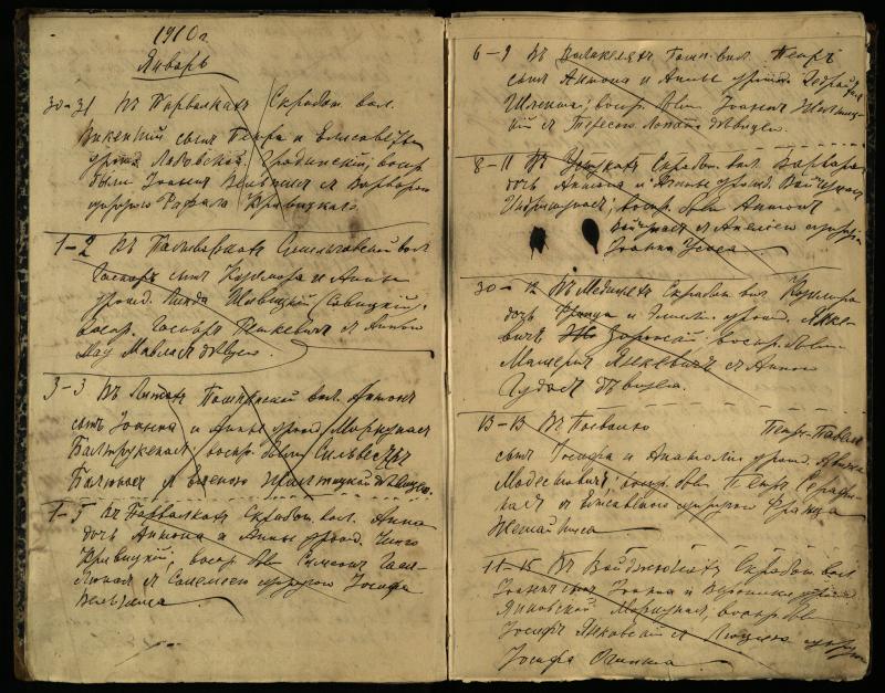 Pasvalio Romos katalikų parapijos bažnyčios 1909–1918 metų krikšto metrikų juodraštis