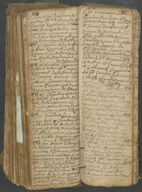 Pasvalio Romos katalikų parapijos bažnyčios 1749–1772 metų krikšto metrikų knyga