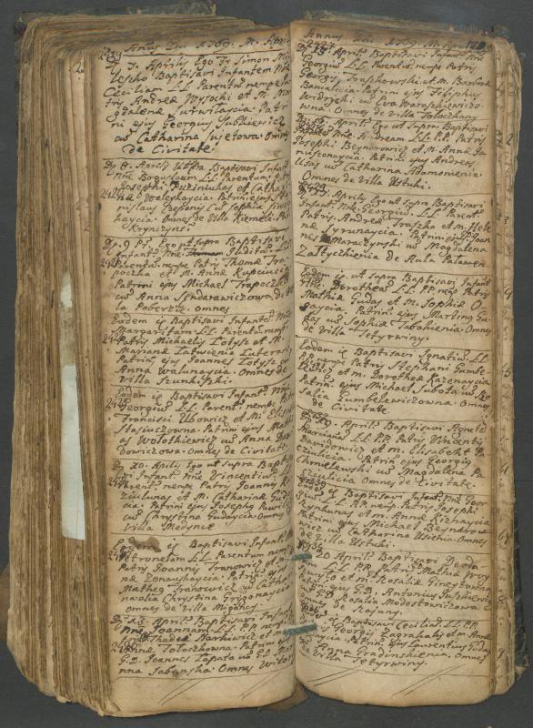 Pasvalio Romos katalikų parapijos bažnyčios 1749–1772 metų krikšto metrikų knyga