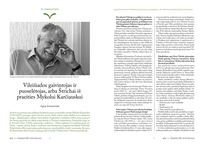Šiaurietiški atsivėrimai : Pasvalio krašto istorijos ir kultūros žurnalas 2018, nr. 1 (44)