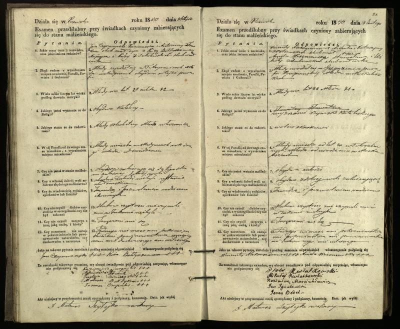 Pasvalio Romos katalikų parapijos bažnyčios 1849–1859 metų priešjungtuvinės apklausos knyga