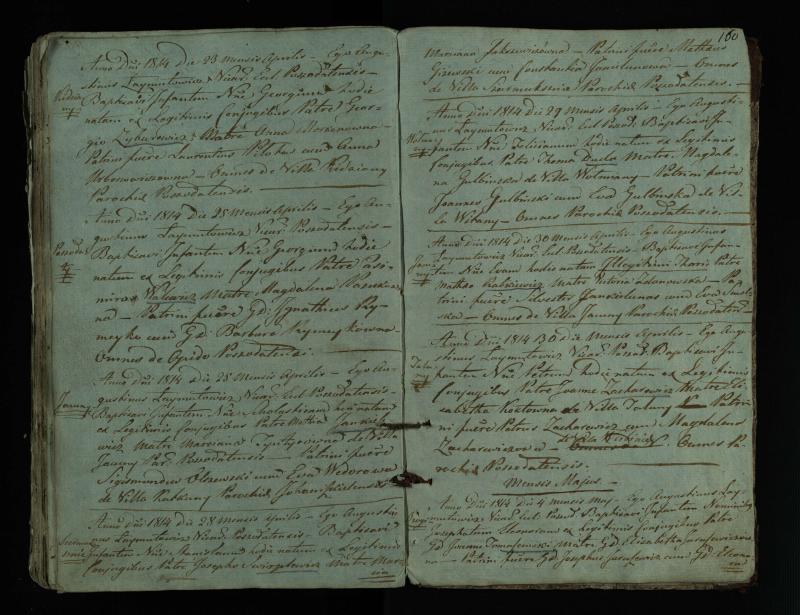 Pušaloto Romos katalikų parapijos bažnyčios 1802–1814 metų krikšto metrikų knyga