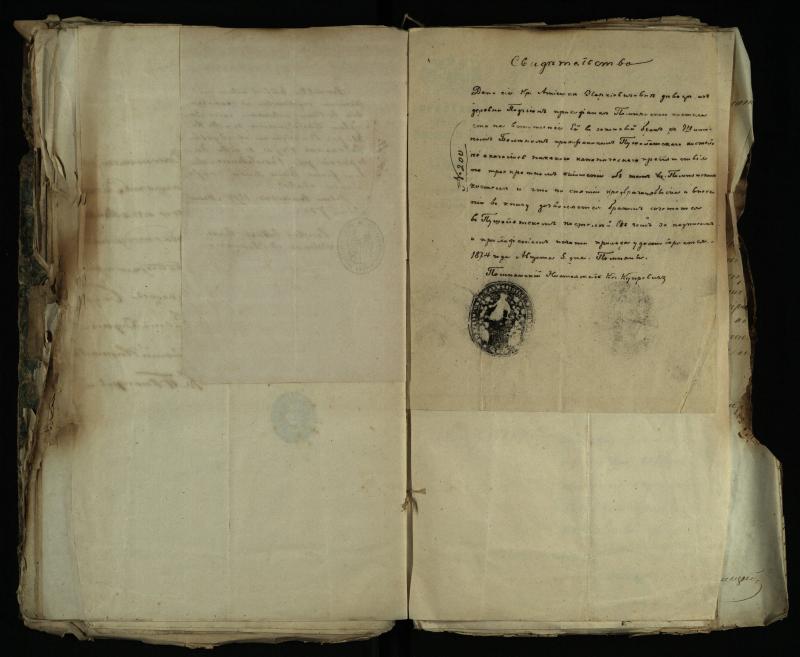 Pušaloto Romos katalikų parapijos bažnyčios 1843–1879 metų gaunamų raštų knyga