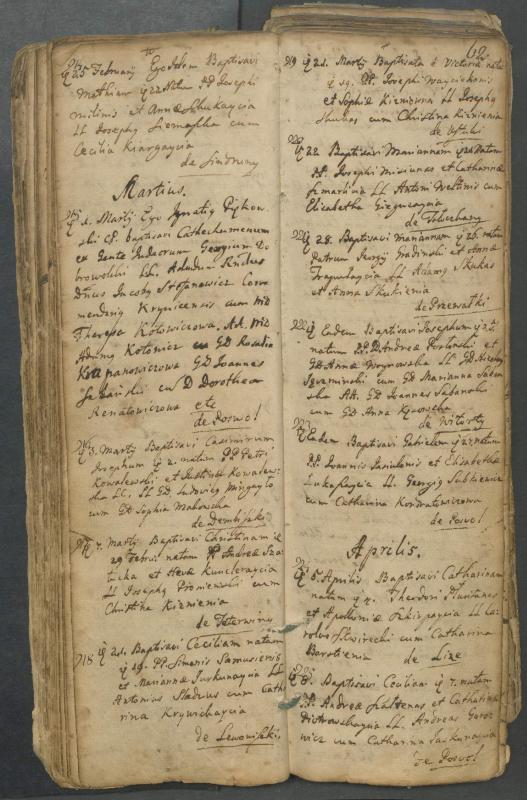 Pasvalio Romos katalikų parapijos bažnyčios 1749–1772 metų krikšto metrikų knyga