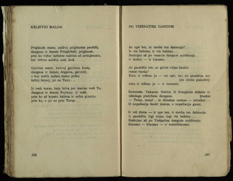 Per pasaulį keliauja žmogus : rinktinė poezija