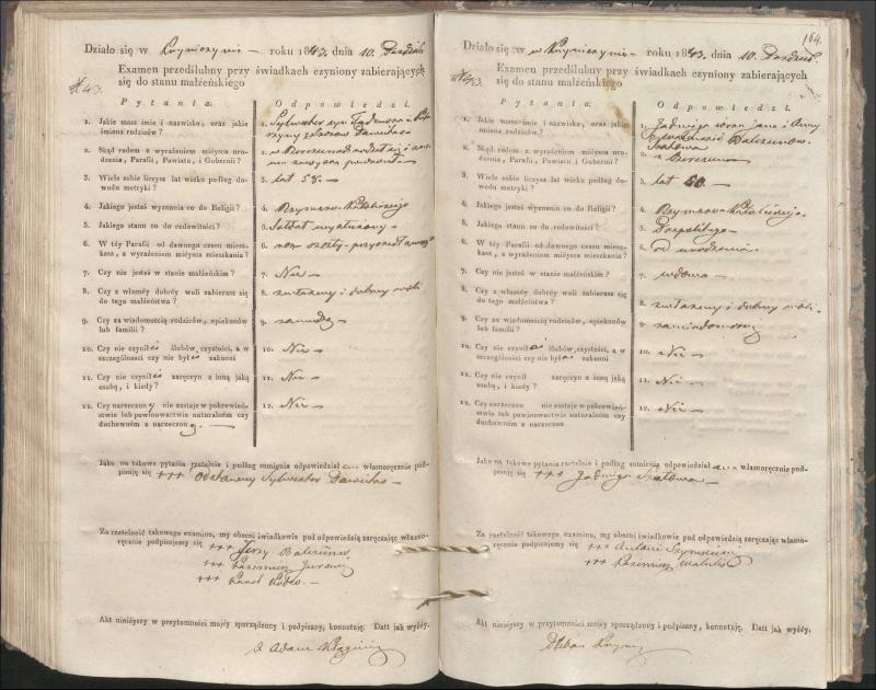 Krinčino Romos katalikų parapijos bažnyčios 1840–1844 metų priešjungtuvinės apklausos knyga