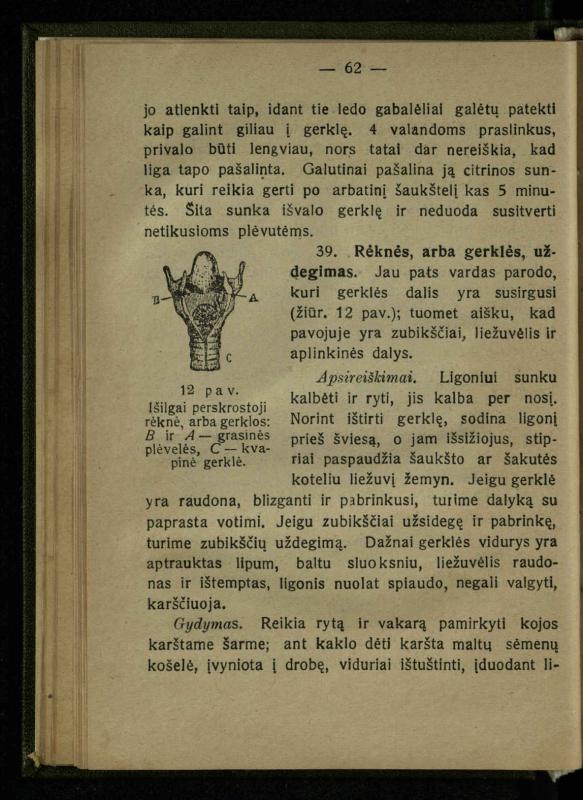 Naminis gydytojas: trumpas paprasčiausių ligų aprašymas ir jų gydymas / d-ras A. Vileišis. – 2-asis patais. leid. – Kaunas: „Švyturio“ b-vės leidinys, 1924. – 143 p.