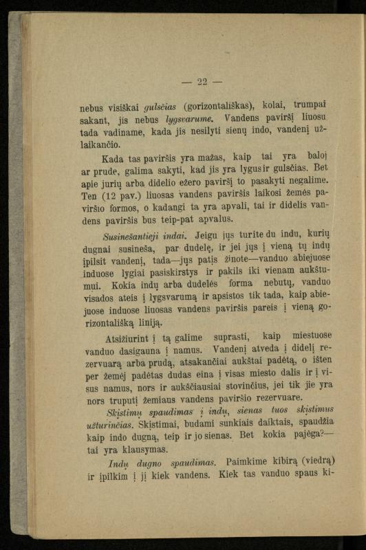 Populiariškas rankvedis fyzikos / parašė P. Neris. – Vilnius: „Vilniaus žinių“ [išleid. ir] sp., 1905. – 100 p.