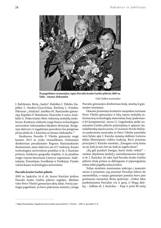 Šiaurietiški atsivėrimai : Pasvalio krašto istorijos ir kultūros žurnalas 2013, nr. 1 (34)