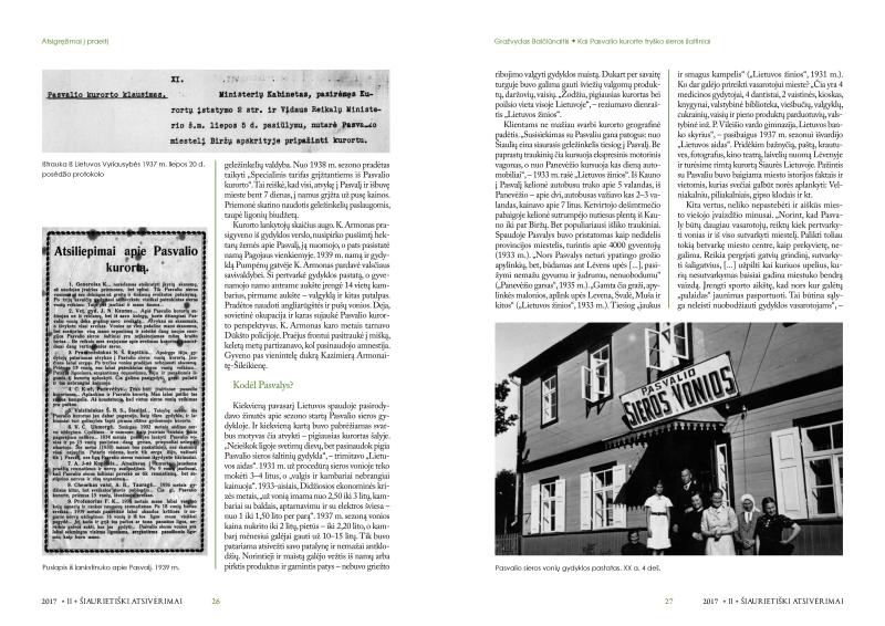 Šiaurietiški atsivėrimai : Pasvalio krašto istorijos ir kultūros žurnalas 2017, nr. 2 (43)
