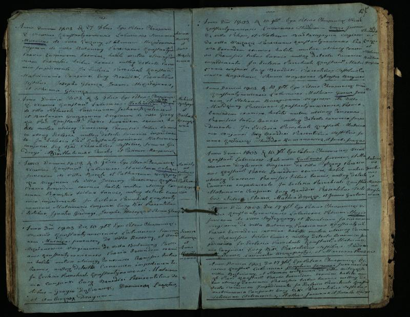 Vaškų (Konstantinavo) Romos katalikų parapijos bažnyčios 1766–1804 metų jungtuvių metrikų knyga