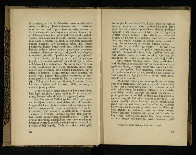 Minties galybė / Orison Swett Marden. – Kaunas: Fakelo leidinys, 1937. – 149, [2] p.