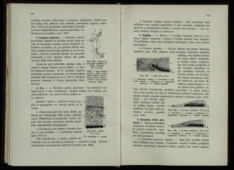 Akių ligų vadovas / Petras Avižonis. – Kaunas: Medicinos fakultetao leidinys, 1940. – VIII, 841, [2] p., 18 iliustr. lap.