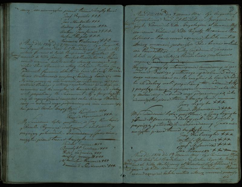 Pušaloto Romos katalikų parapijos bažnyčios 1810–1819 metų jungtuvių metrikų knyga