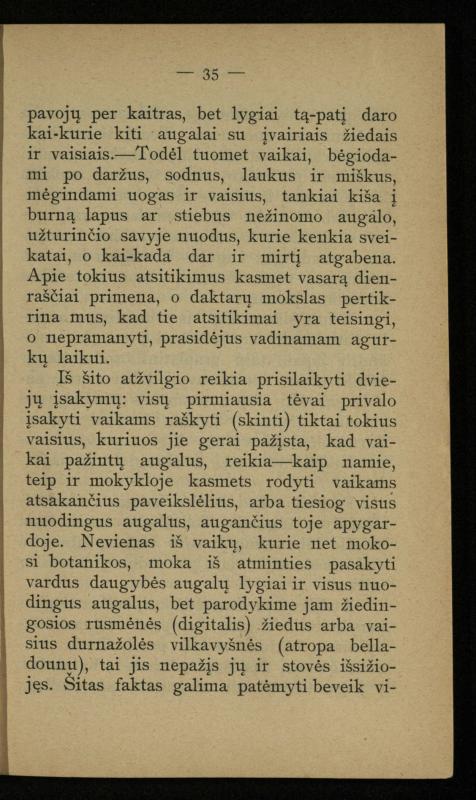 Kaip užsilaikyti pavasarį, vasarą, rudenį ir žiemą / [Otto Gotthilf Traenhart]; pagal d-rą med. L. Volbergą sutaisė d-ras A. Vileišis. – [Vilnius]: [„Vilniaus žinių“ red.], 1906 (Vilnius: „Vilniaus žinių“ sp.). – 91, [1] p.