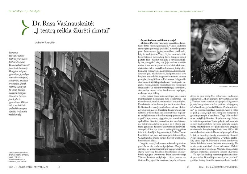 Šiaurietiški atsivėrimai : Pasvalio krašto istorijos ir kultūros žurnalas 2016, nr. 2 (41)