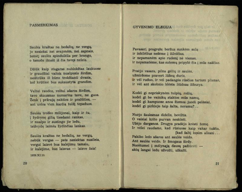 Per pasaulį keliauja žmogus : rinktinė poezija