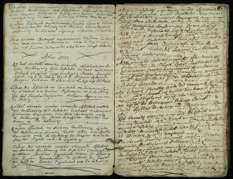 Pušaloto Romos katalikų parapijos bažnyčios 1772–1784 metų jungtuvių metrikų knyga