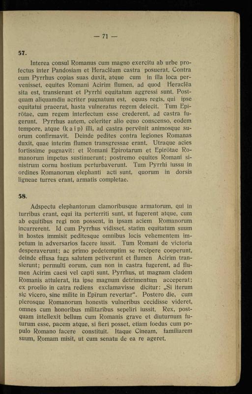 Lotynų kalbos chrestomatija: vidurinėms mokykloms vadovėlis (3-sios ir 4-sios klasės kursas) / K. Kliuksinas. – [Kaunas]: Koper. s-ga „Spaudos fondas“, 1932. – 191 p.