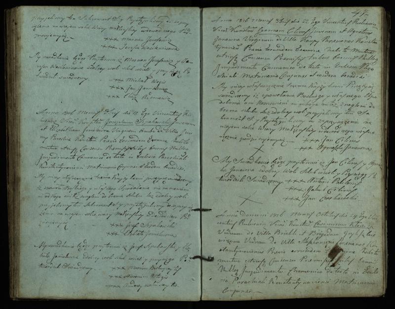 Vaškų (Konstantinavo) Romos katalikų parapijos bažnyčios 1809–1827 metų jungtuvių metrikų knyga