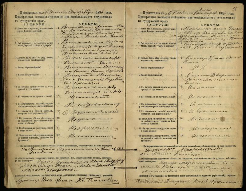 Pasvalio Romos katalikų parapijos bažnyčios 1894–1903 metų priešjungtuvinės apklausos knyga