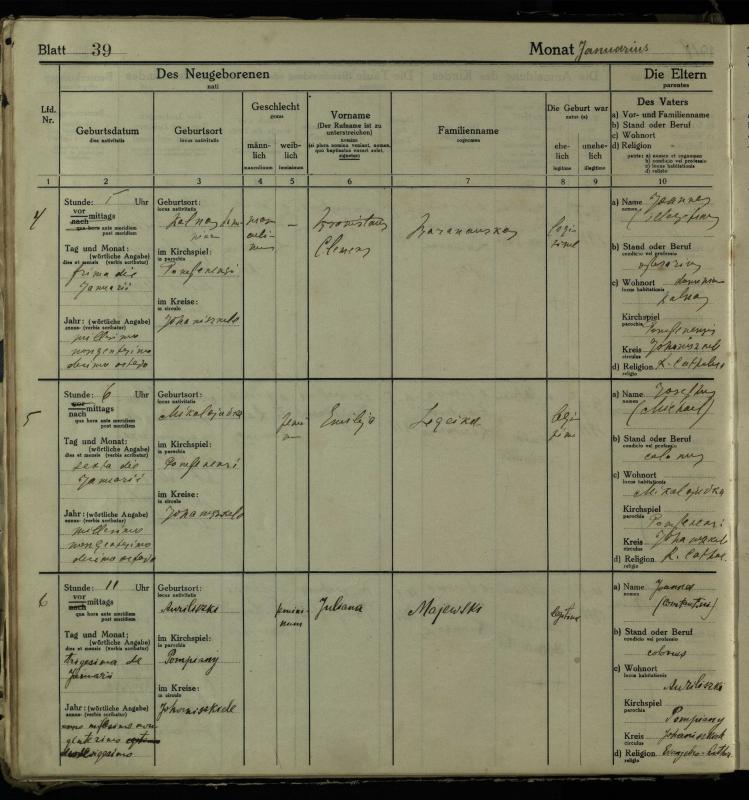 Pumpėnų Romos katalikų parapijos bažnyčios 1916–1921 metų krikšto metrikų knyga