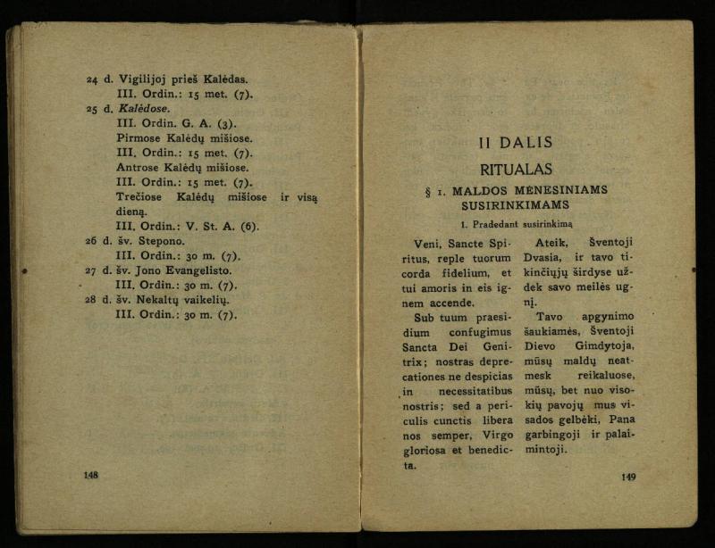 Naujas vadovėlis šv. Pranciškaus tretininkams / sustatė T. Pranciškus Bizauskas O. F. M. – 3-ias papild. ir pager. leid. – Kaunas: [s.n.], 1934. – 200 p.