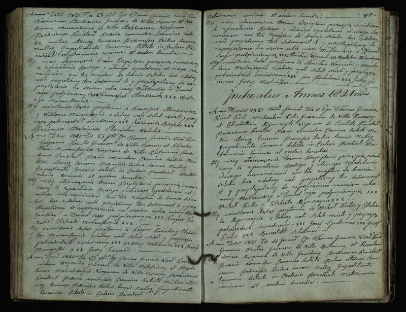 Vaškų (Konstantinavo) Romos katalikų parapijos bažnyčios 1809–1827 metų jungtuvių metrikų knyga