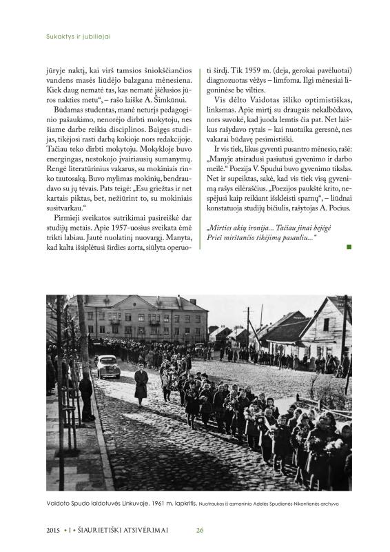 Šiaurietiški atsivėrimai : Pasvalio krašto istorijos ir kultūros žurnalas 2015, nr. 1 (38)