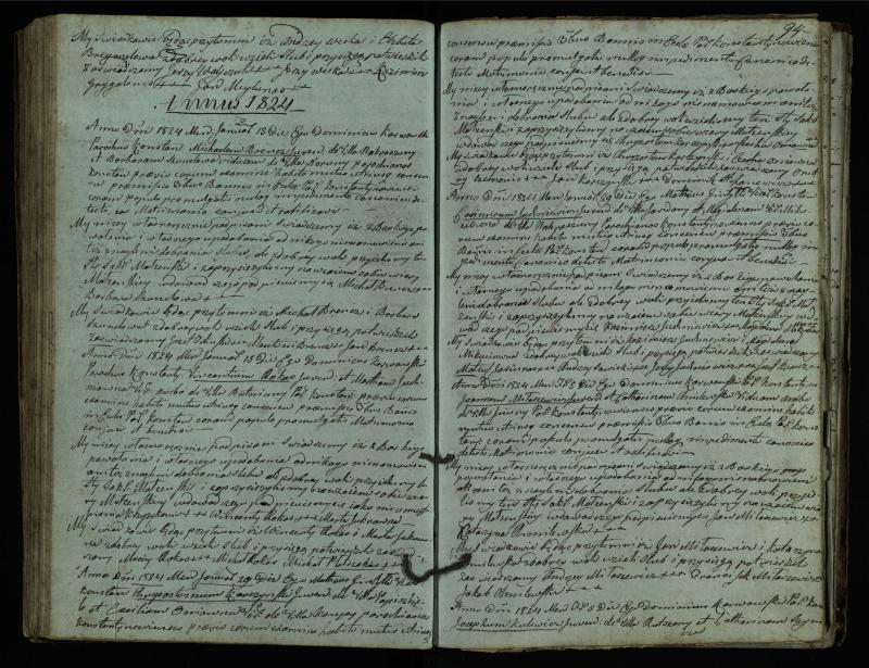 Vaškų (Konstantinavo) Romos katalikų parapijos bažnyčios 1809–1827 metų jungtuvių metrikų knyga